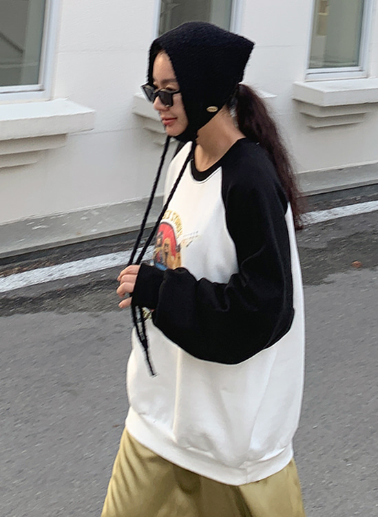 삼각커치프니트두건