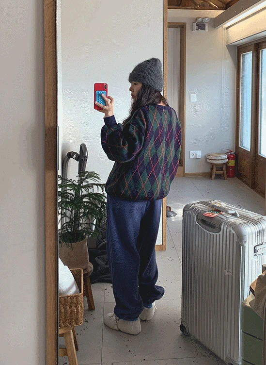 기모포켓조거팬츠-p ㅣ 딥블루