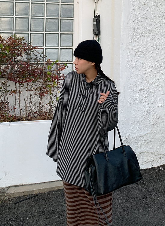 단가라폴라박시티셔츠-t