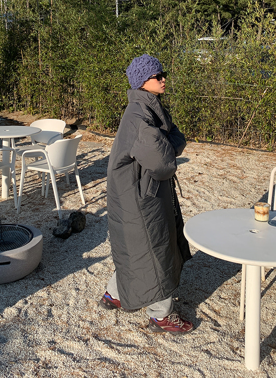 나일론롱패딩점퍼-jp ㅣ 그레이