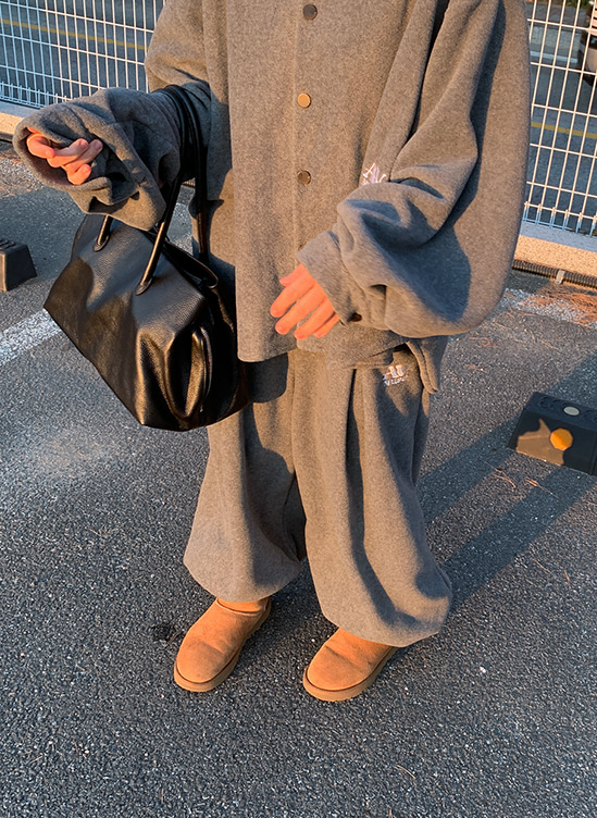 기모뮤트후리스핀턱팬츠-p