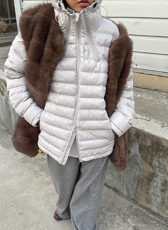 빈티지경량점퍼-jp ㅣ 그레이