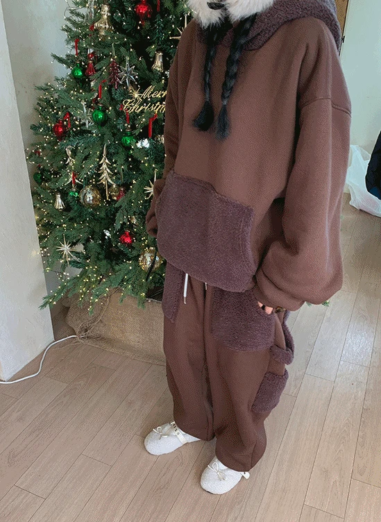 (couple)포근이와이드팬츠-t