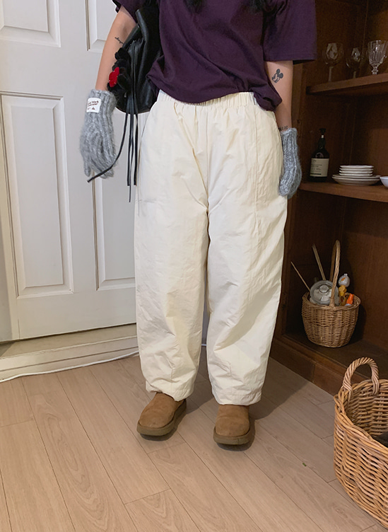 퀄팅안감패딩팬츠-p