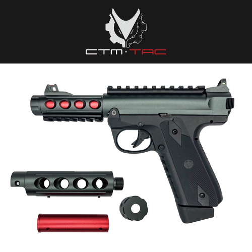 AAP-01 CNC Barrel Case Type-G Black/Red (With Inner Barrel)