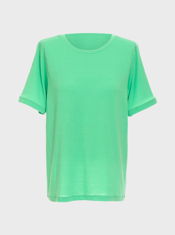 데일리 반팔 노브라 티셔츠(Irish green)