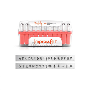 ImpressArt 메탈도장 세트 (Melody/대문자)