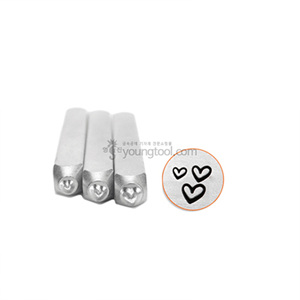 ImpressArt 디자인도장 (Hearts Pack, 3 Pack)