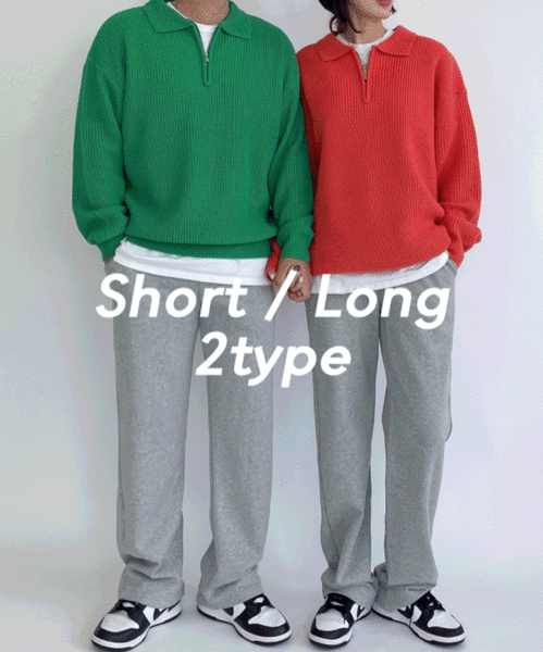 기모버전 추가 남녀공용 숏 롱 쭈리 코튼 커플 와이드 밴딩팬츠 3color