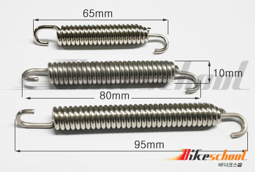[M5321]-오토바이 머플러 스프링 스텐 소음기엔드 매니폴더 파이 프스프링 STAINLESS 3종   