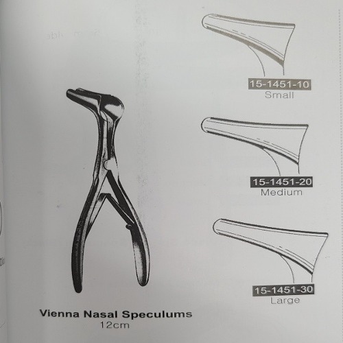 진성 진찰 비경 12cm(Vinna Nasal Speculums)