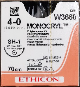 에치콘 모노크릴 4/0 W3660[01205]