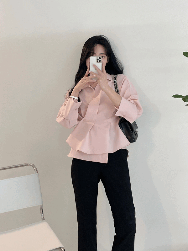 마론 랩 blouse [4color]