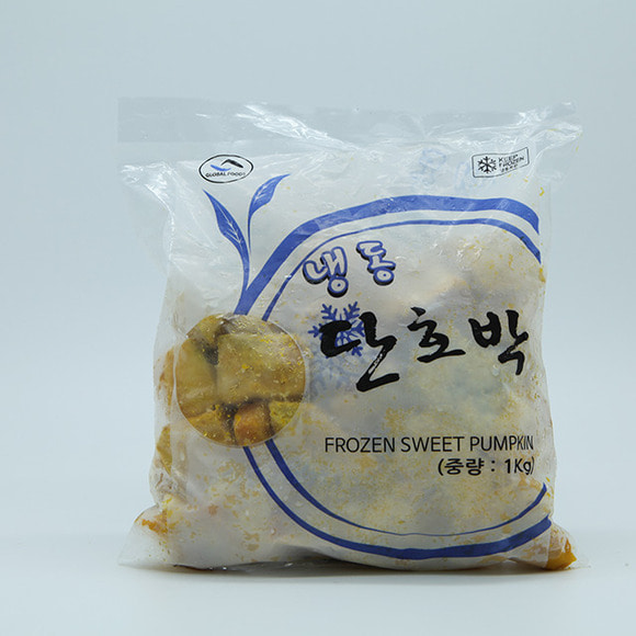 냉동야채 탈피 단호박 1kg