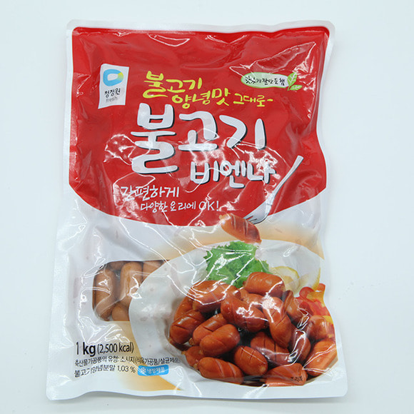 청정원 냉장 불고기 비엔나소세지 1kg