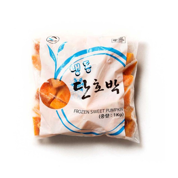 냉동야채 탈피 단호박 1kg