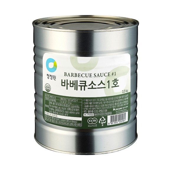 청정원 바베큐소스 1호 3.3kg