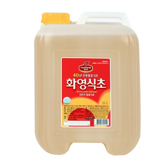 업소용 대용량 덕용말통) 셰프원 화영식초 15L