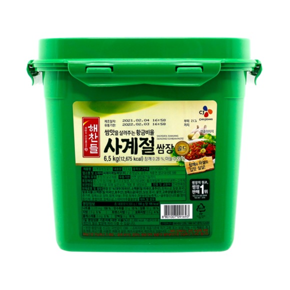 해찬들 사계절쌈장 6.5kg