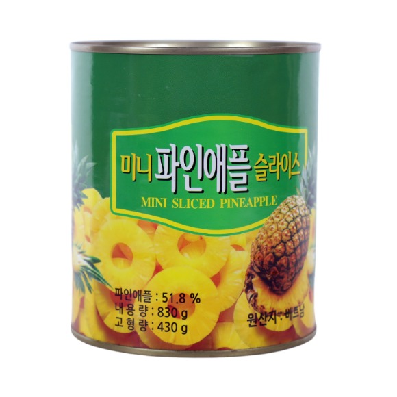 삼양 미니 파인애플 슬라이스 830g