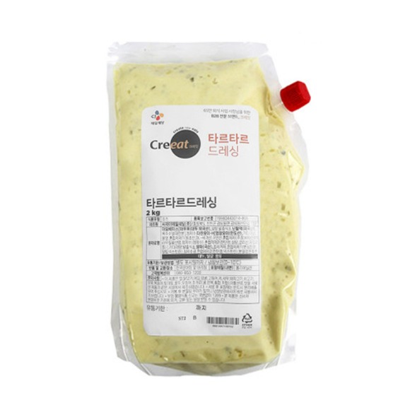 CJ 백설 타르타르소스 2kg