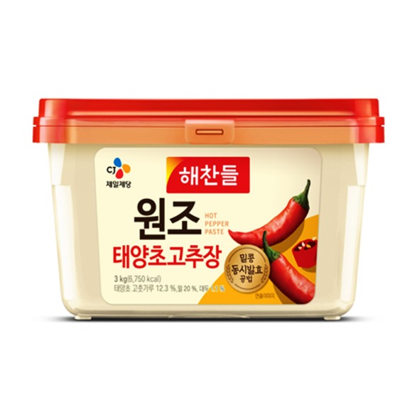 해찬들 태양초 고추장 3kg