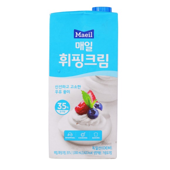 매일 냉장 휘핑크림 35% 1L