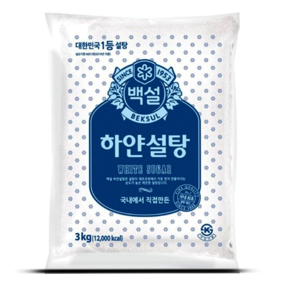 CJ 백설 백설탕 3kg