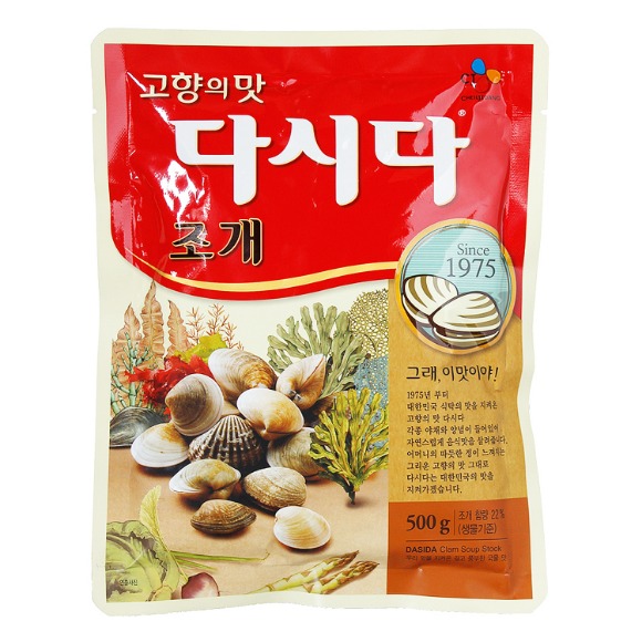 CJ 백설 조개 다시다 500g