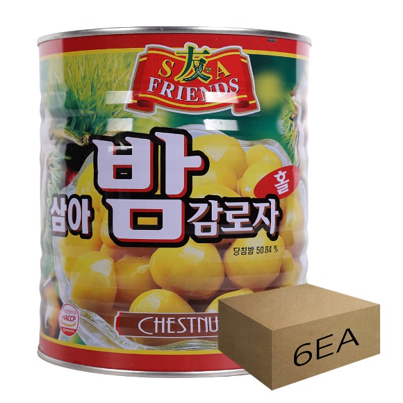 1박스) 삼아 밤감로자 2.95kg x 6개입