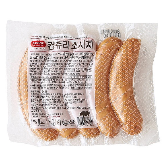 에쓰푸드 냉장 컨츄리소세지 350g