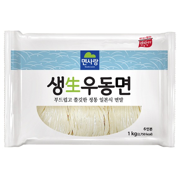 면사랑 생우동 6인분 1kg