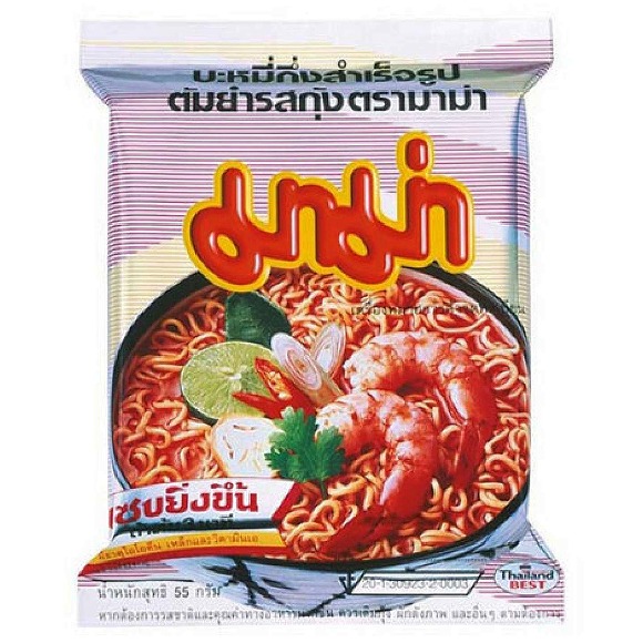 마마 똠양 라면 새우맛 55g