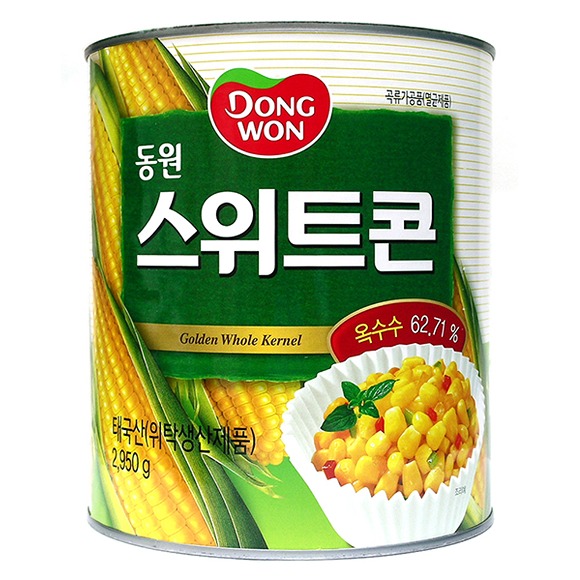 동원 업소용 대용량 옥수수 스위트콘 2.95kg