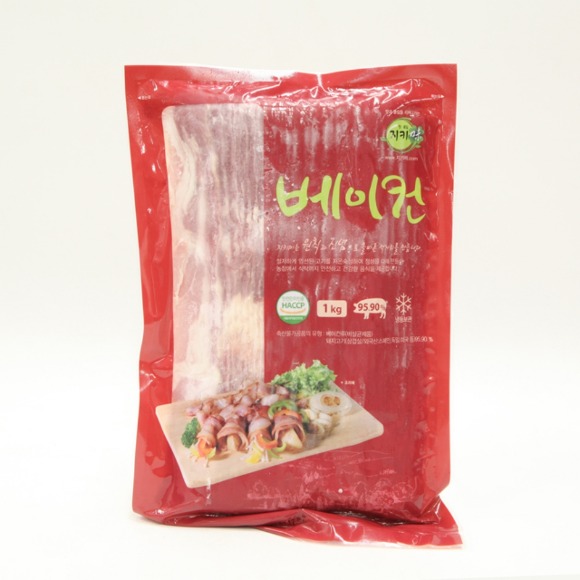 지키미 냉동 베이컨 1kg