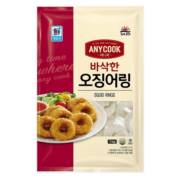 대림 냉동 오징어링 1kg