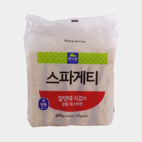 면사랑 냉동 스파게티면 850g