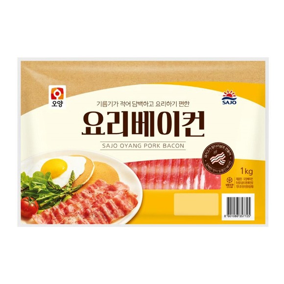 오양 냉동 요리베이컨 1kg