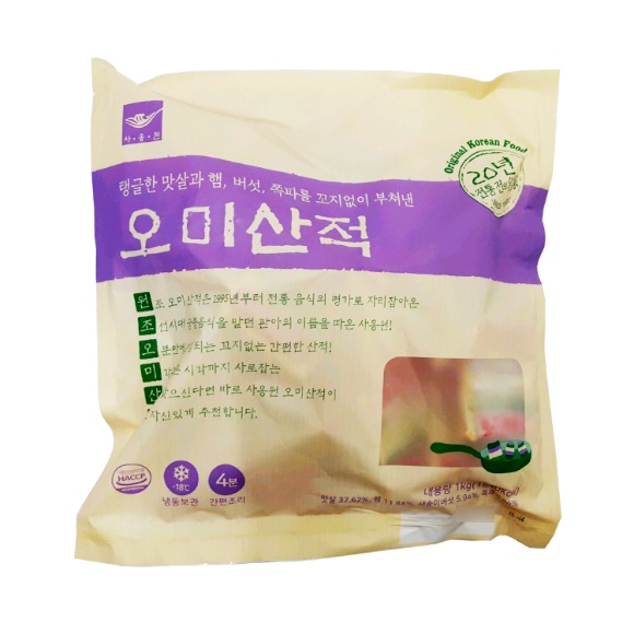 사옹원 냉동 오미산적 1kg