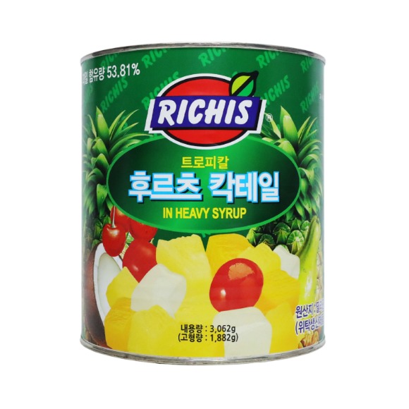 동서 리치스 후르츠칵테일 3kg