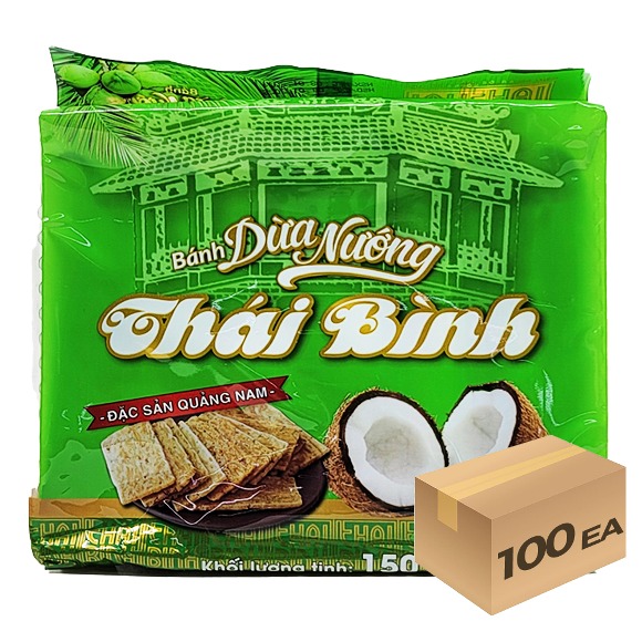 킹 슬롯) 타이 빈 다낭 코코넛 크래커 150g x 100개입