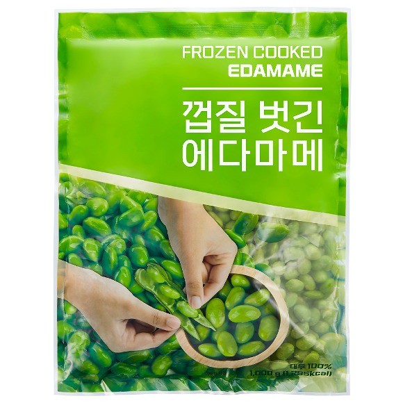 냉동야채 탈피 에다마메 샐러드용 자숙콩 1kg