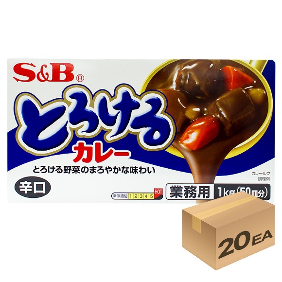 해외 슬롯 사이트) 에스앤비 토로케루카레 매운맛 1kg x 20개입
