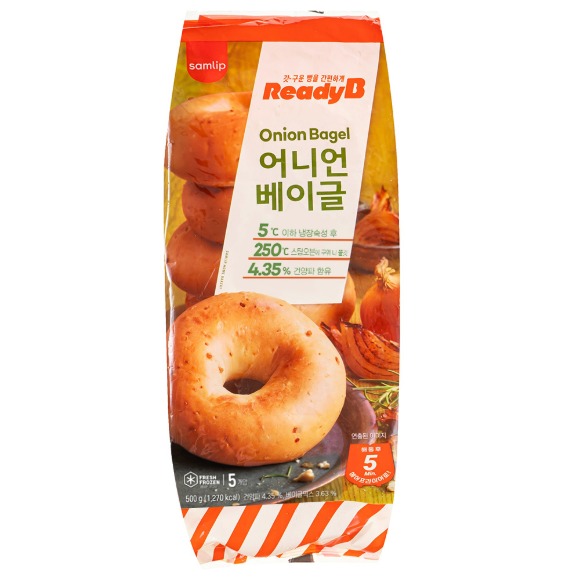 삼립 램 슬롯 어니언베이글 5입 500g