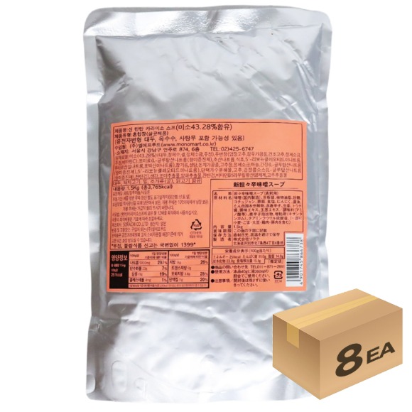 던파 온 슬롯) 소라치 신탄탄 카라미던파 온 슬롯프 1.5kg x 8개입