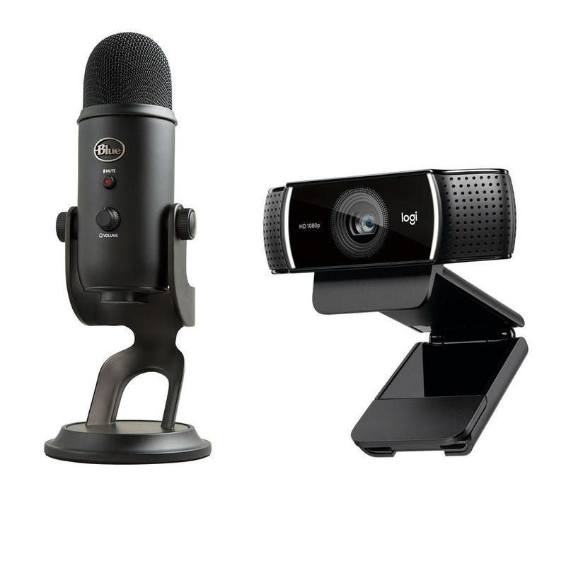 예티 마이크 로지텍 C922 웹캠 세트 blue YETI