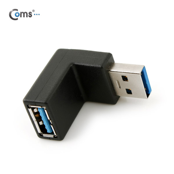ABSP939 USB 3.0 젠더 연장 암수 상향 꺾임 커넥터 잭