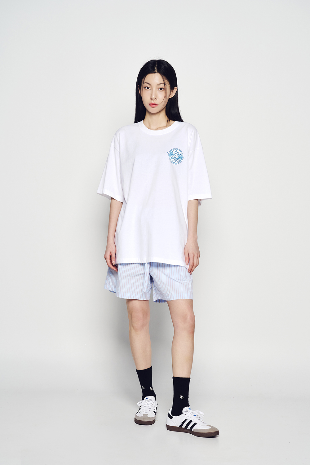 ADLV SATURN LOGO SHORT SLEEVE T-SHIRT - 아크메드라비