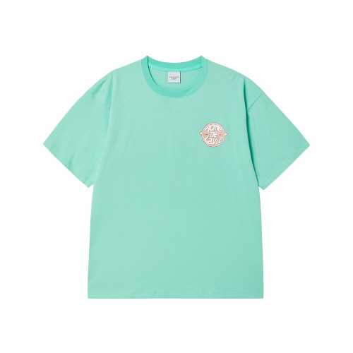 【ADLV】 ADLV SATURN LOGO SHORT SLEEVE T-SHIRT / 追跡付 ADLV SATURN LOGO SHORT SLEEVE T-SHIRT - 아크메드라비