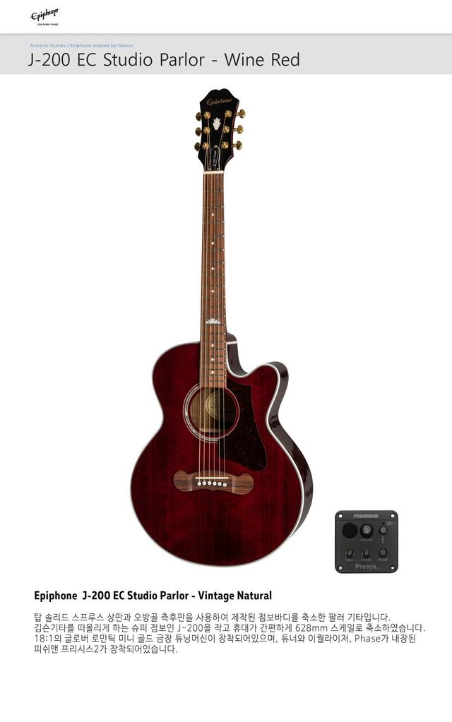 Epiphone j200 ec best sale